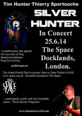 Silver Hunter Concert Poster